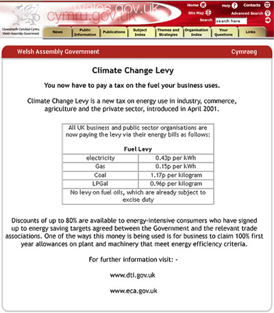 web extract from WAG