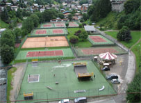Tennis complex - Morzine - French alps