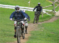 Motorcycling off-road - Morzine - French alps