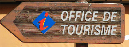 Tourist office Sign - Morzine - French alps