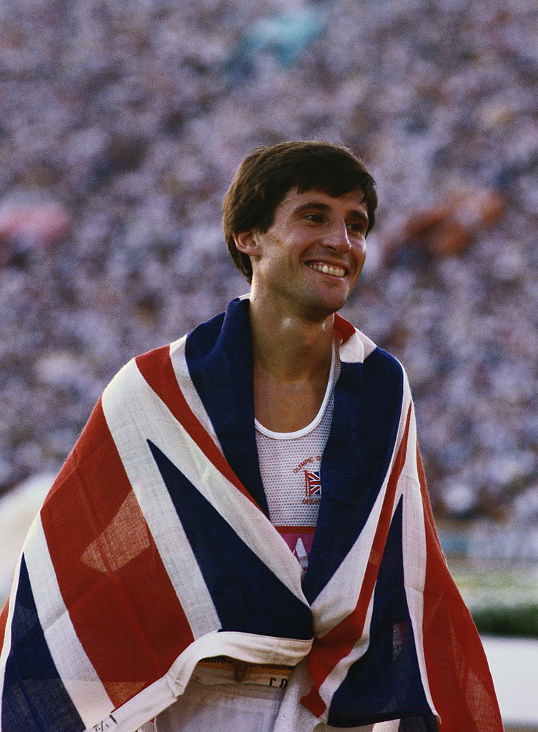 Sebastian Coe winner of the 1500m in 1984,