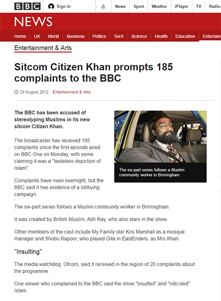 Citizen Khan Article