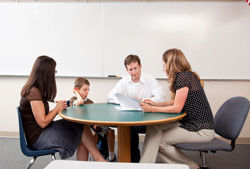 Meeting with parents