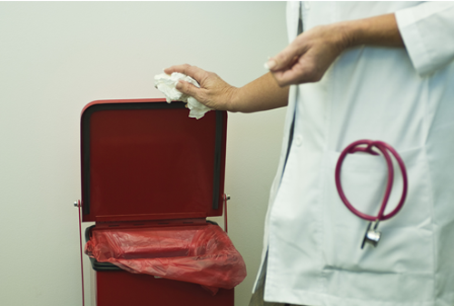 Clinical waste bin