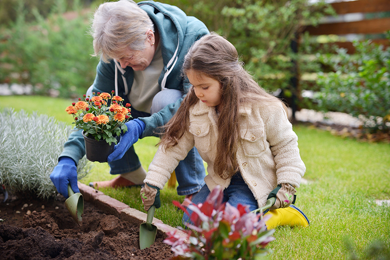 Gardening with Grandaughter